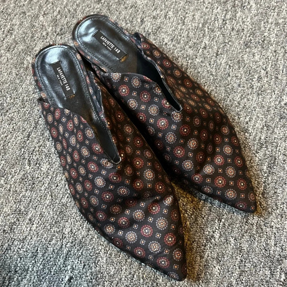 Lafayette Brull Printed Mules, size 10 - Picture 5 of 7